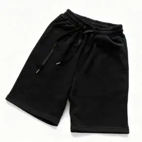 Embroidery on the Back Pocket: Qingcuo Le Wei Blue Denim Shorts 66032545