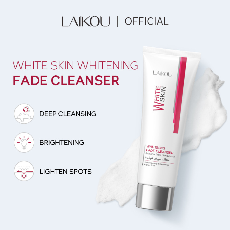 Cross-Border Laiko Niacinamide Facial Cleanser 80g Cleansing Pores Cleansing Skin Care Cross-Border Foreign Trade Facial Cleanser