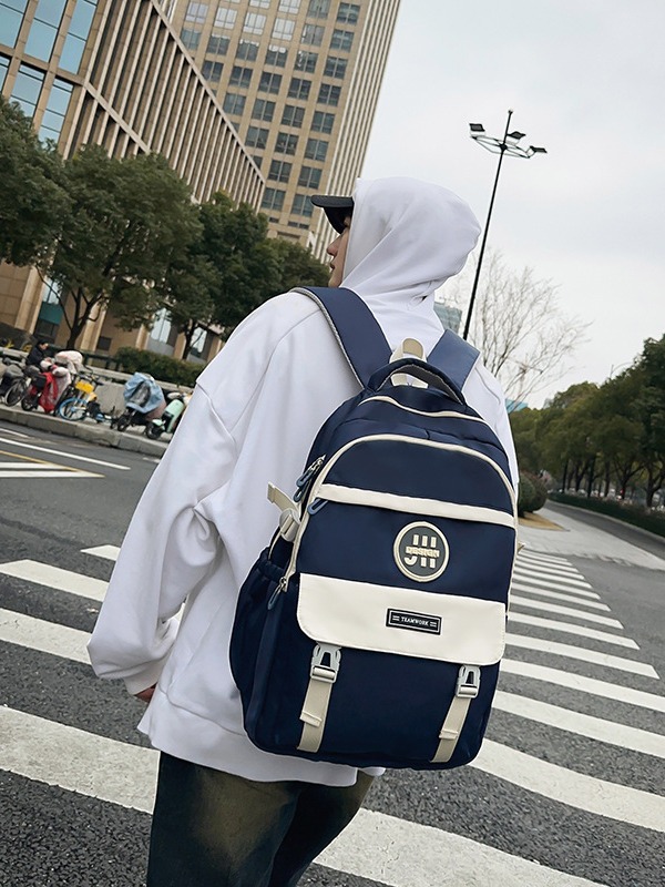 2025 New Large Capacity Backpack College Style Male and Female Student Casual Backpack Fashion Travel Computer School Bag