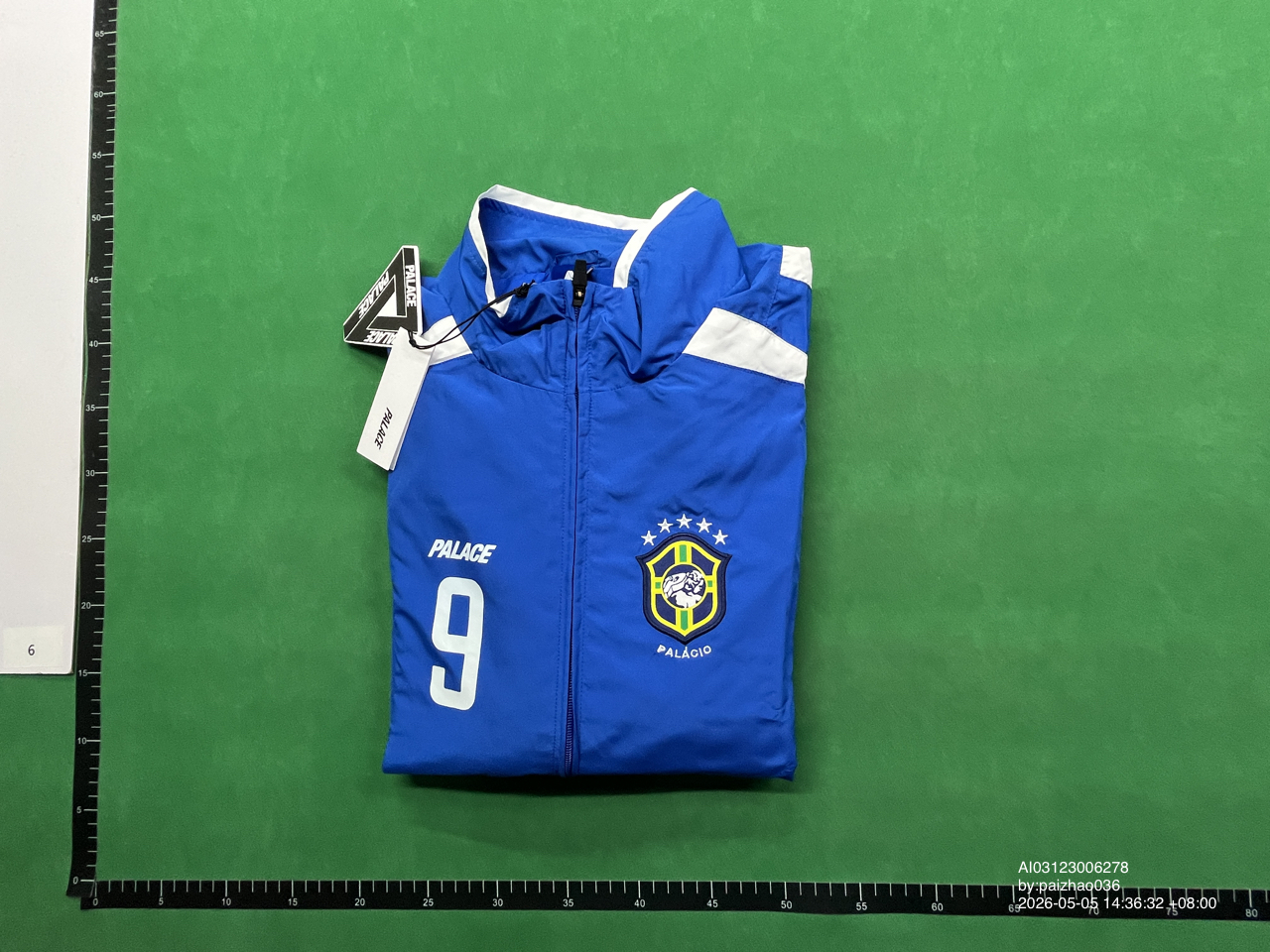 Color-Blocked Stand-Up Collar Sportswear QC