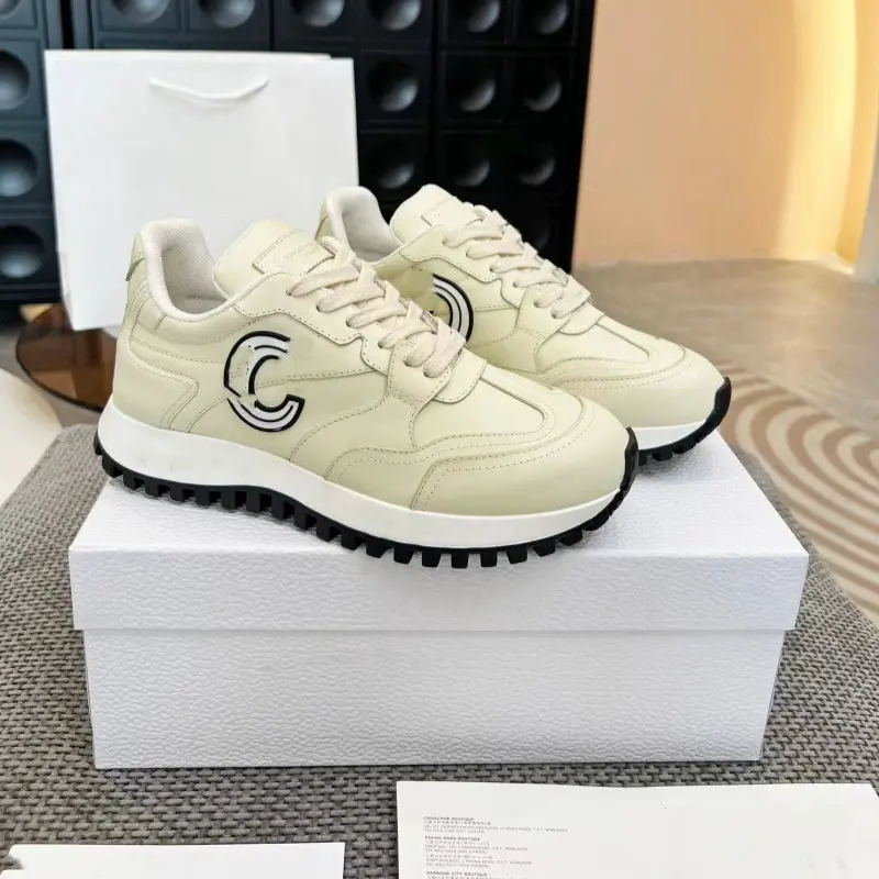 European and American Women's Dubai Nigerian Genuine Leather Middle Eastern Genuine Leather Fashion Trendy Versatile Casual Sports Shoes Factory Direct