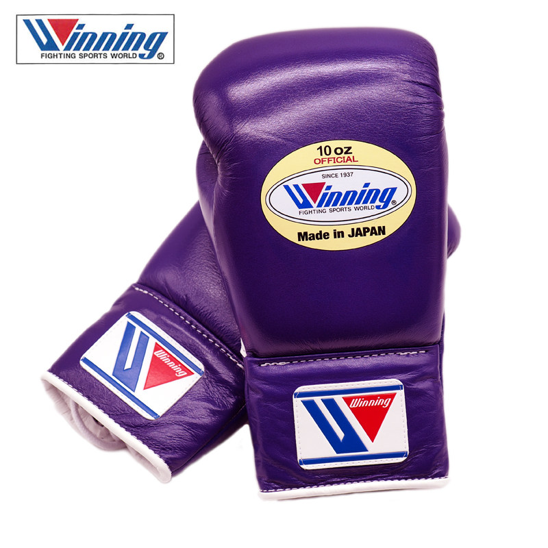 Winning Japanese Imported Professional Boxing Gloves, Competition Gloves, Japanese Handmade, Mayweather Purple Foto QC de TAOBAO na Qualit.ly