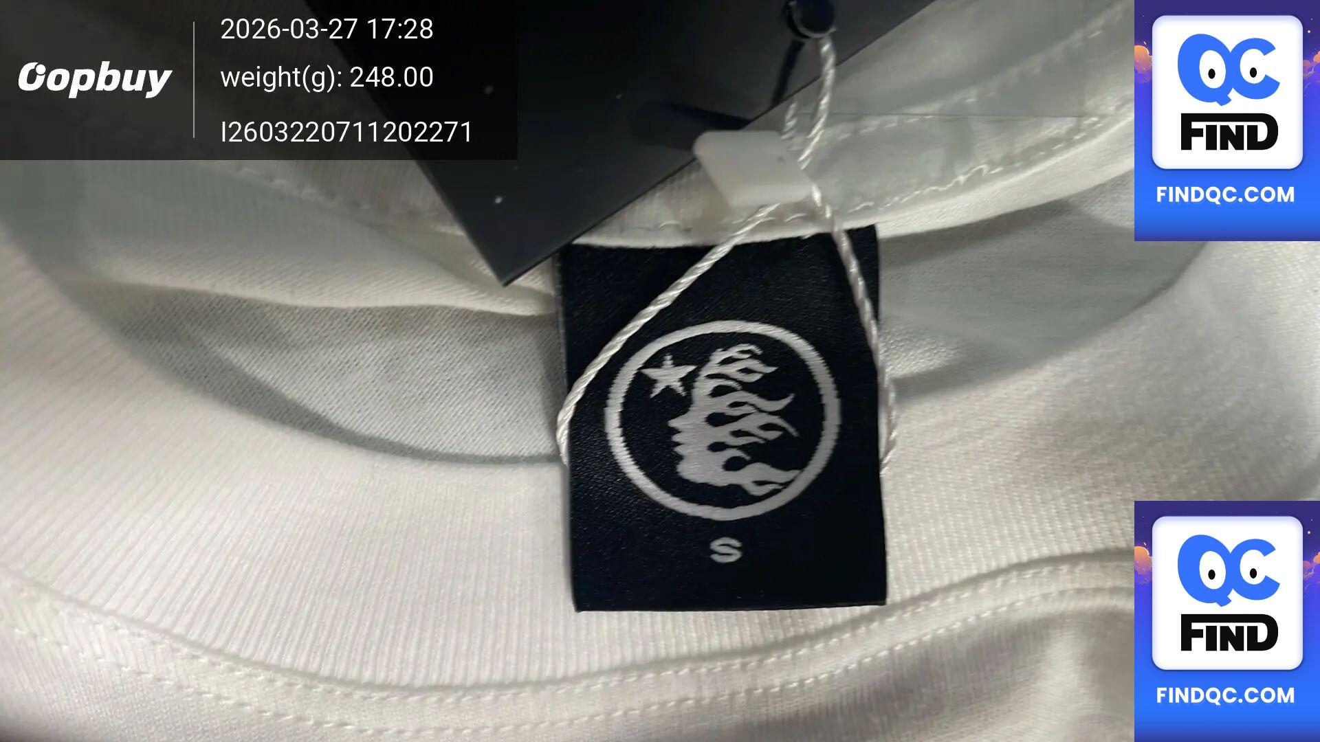 Cross-Border Wholesale Vintage New American Fashion Brand Hell Star Series Tops Short-Sleeved T-Shirts for Men and Women — foto QC 2