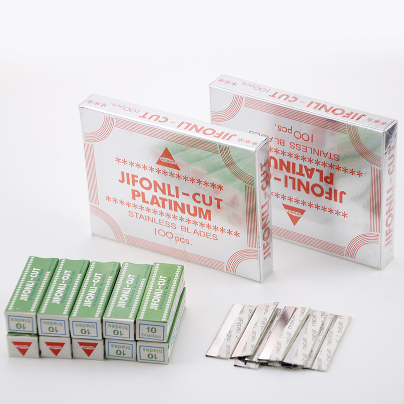 Japanese genuine goods eyebrow shaping blade eyebrow scraper makeup artist Special 100 pieces tattoo embroidery supplies tools
