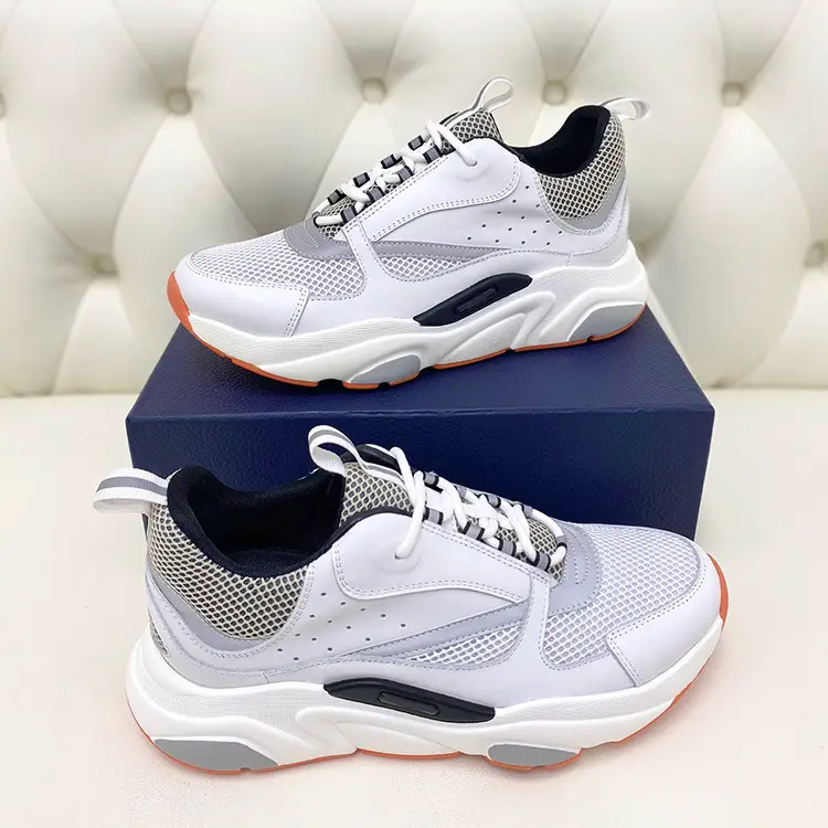 Kuqixiu genuine leather European men's shoes men's board shoes fashionable brand cowhide breathable clunky shoes hair stylist thick sole single-layer shoes B