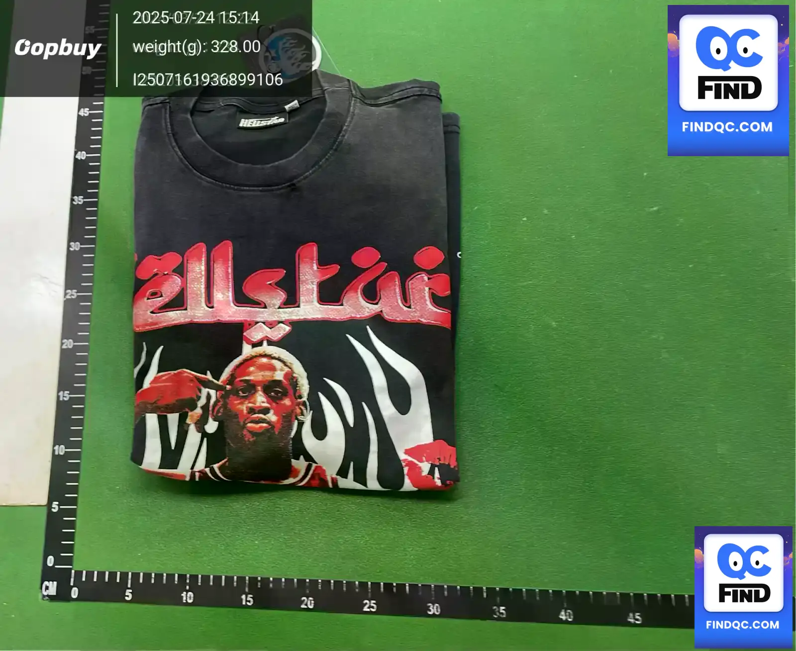 HELLSTAR Dennis Rodman Graphic T-Shirt