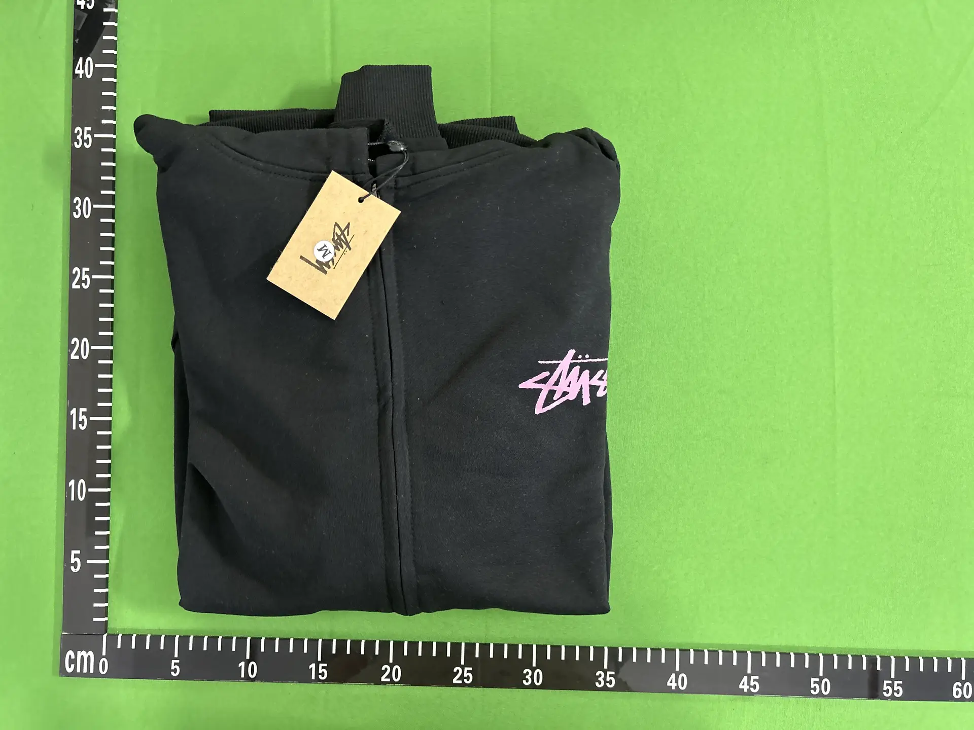 Stussy Black Zipper Hoodie