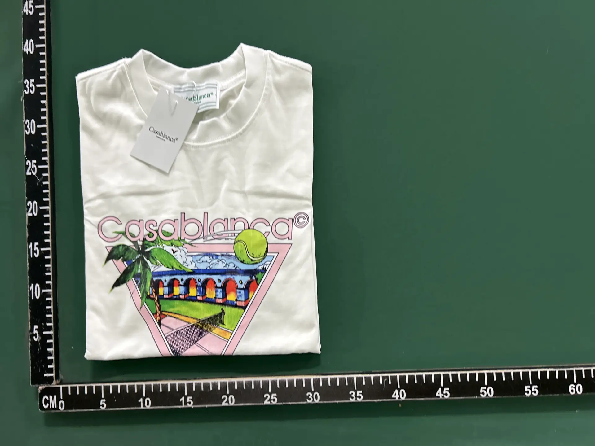 Casablanca Tennis Print T Shirt
