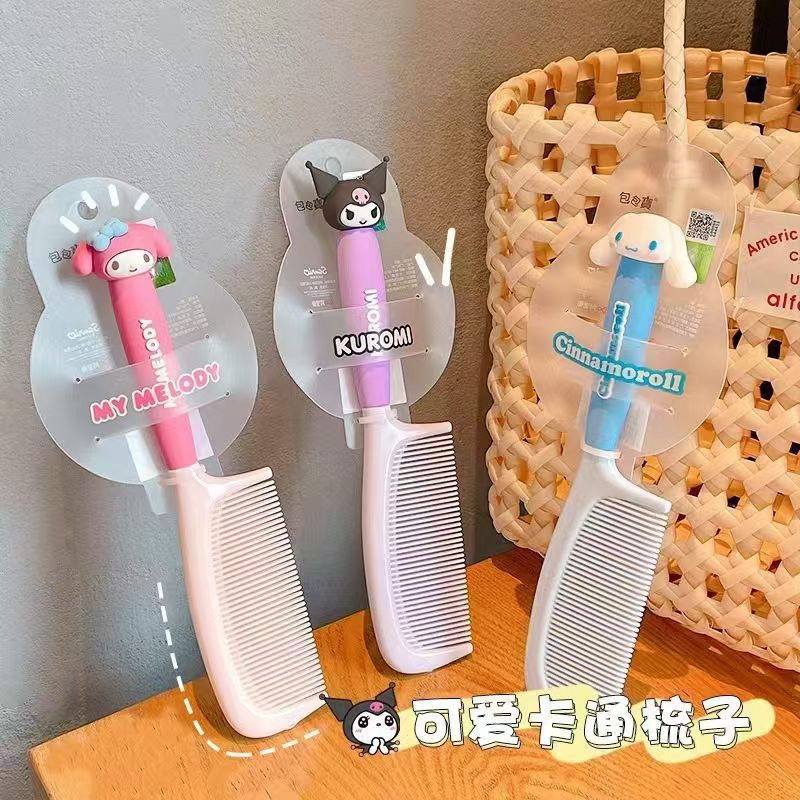 Sanrio Comb Long Hair Anti-static Household Cute Portable Student Children Girl Straight Hair Combing for Women