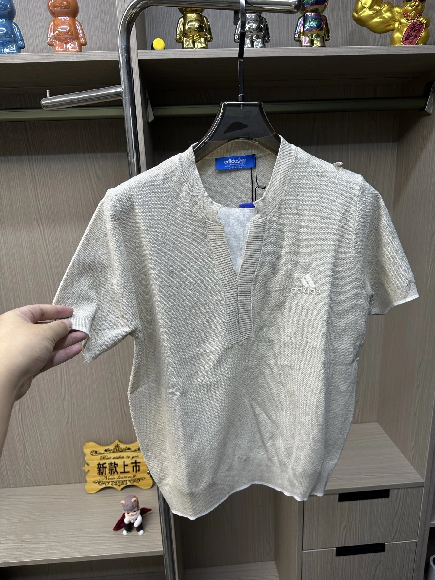 【现货】阿迪麻料假两件🔱［三标齐全］🔥⸂⸂⸜👊⸝⸃⸃细节拉满🔅纯原复刻🐮原相机实拍📷所见即所得⚡️