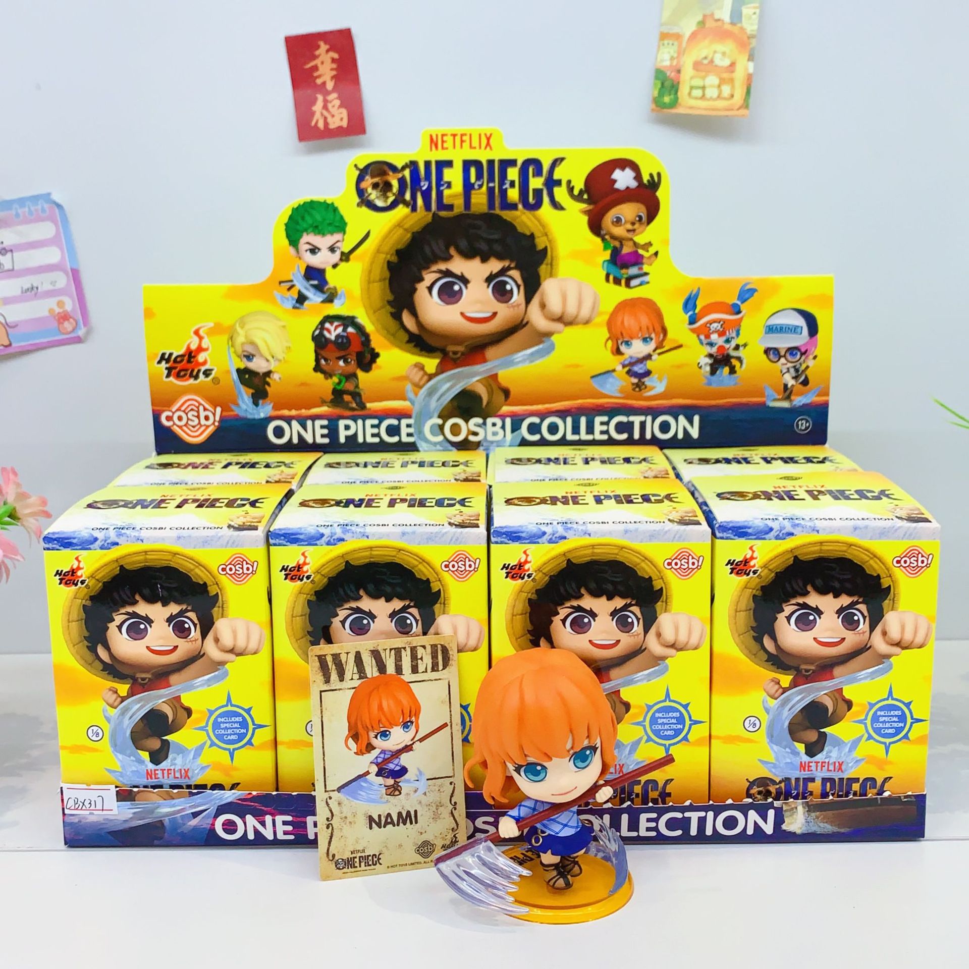 Authentic One Piece Series Mini Figure Blind Box Luffy Zoro Anime Peripheral Collectible Blind Box