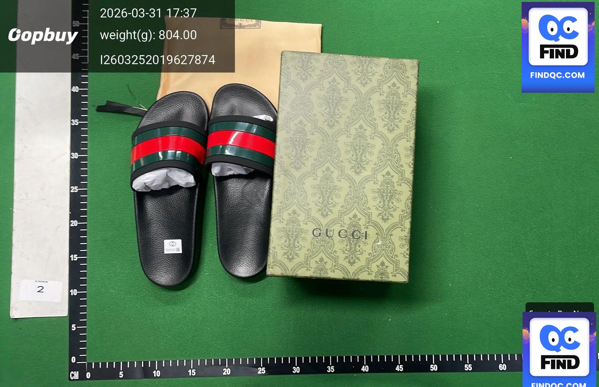 Gucci slides QC