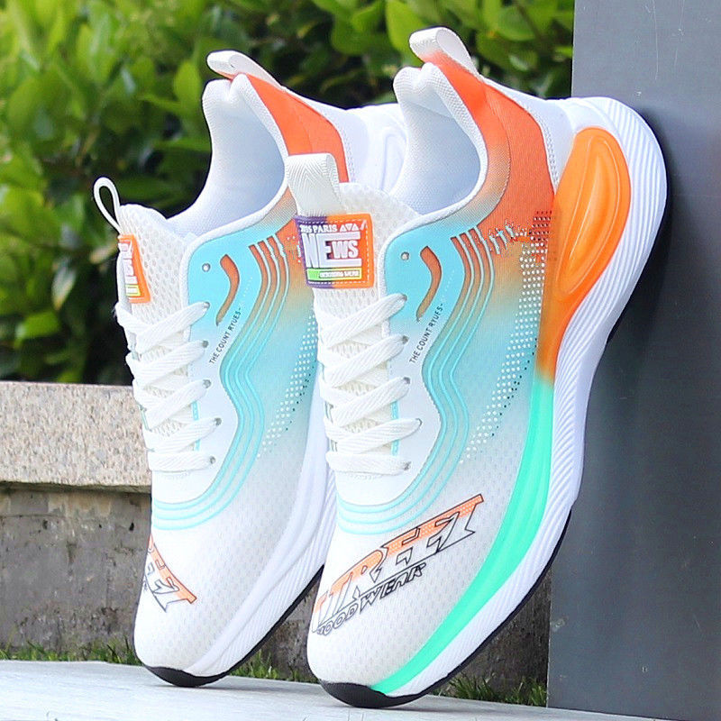 Light Running Shoes Men's Shoes 2025 Summer Breathable Mesh Shoes Thin Soft Sole Sports Shoes Export Dropshipping