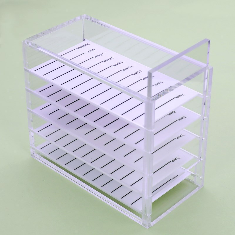 5-layer Acrylic Grafting Eyelash Storage Box for Camellia Flower Storage Box Single-root Planting Eyelash Table-top Flower Storage Box