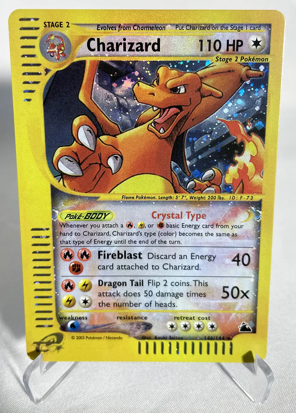 PTCG F Single Cards 1st Edition E-Card Charizard Skyridge (