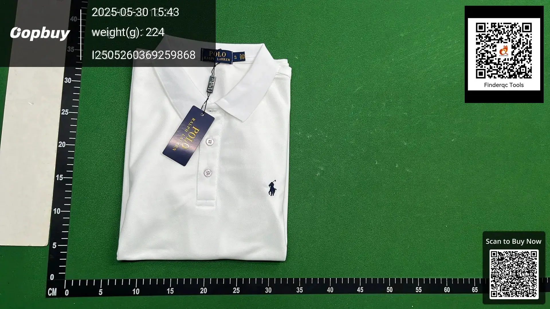 Polo Ralph Lauren White Polo Shirt