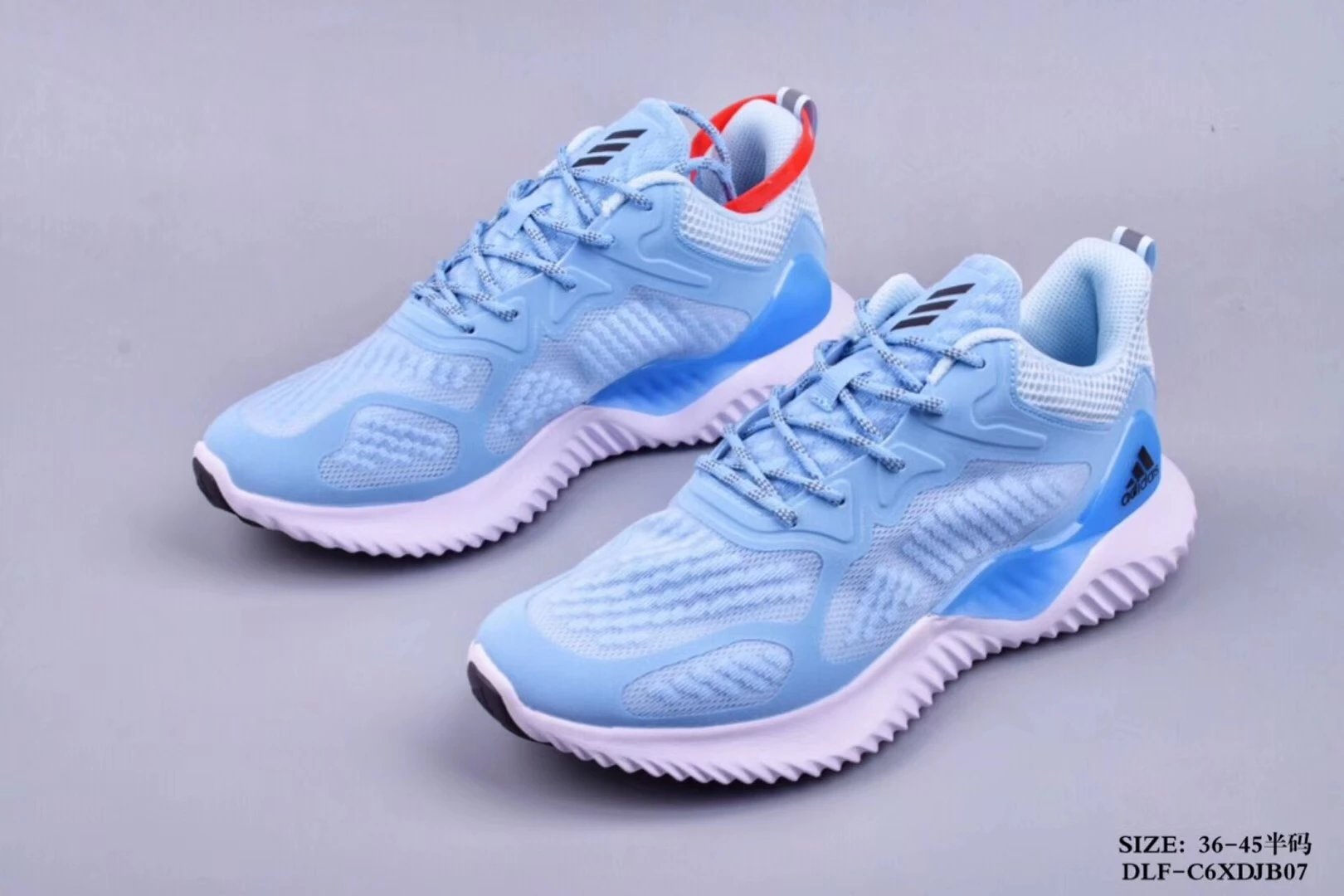 Free Shipping Adi Casual Shoes Alpha Luminous Mesh Upper Horse Brand Big Bottom Top Goods Casual Sports Running Shoes Men's and Women's Shoes Couple's