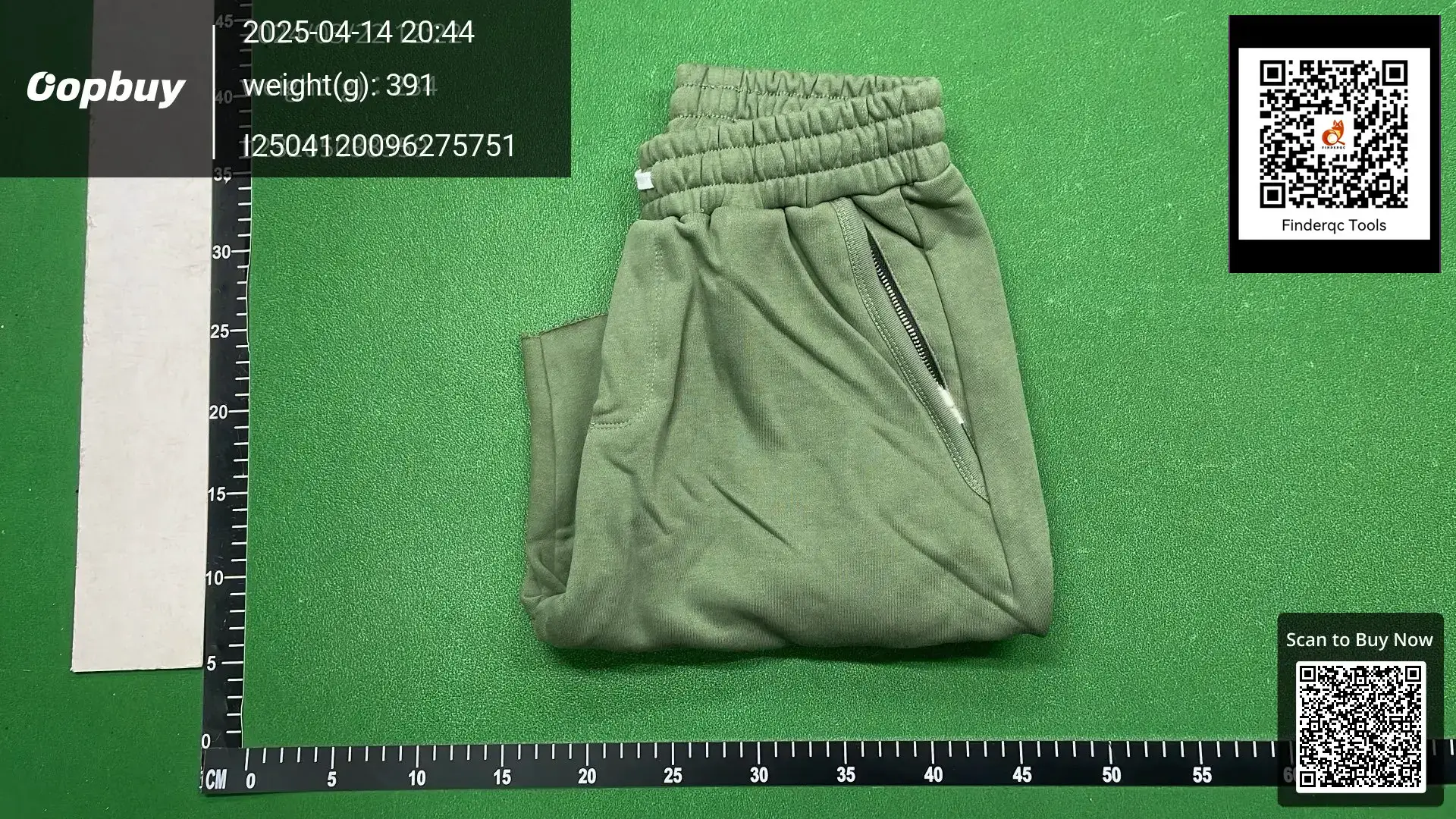 Olive Green Cargo Sweatpants