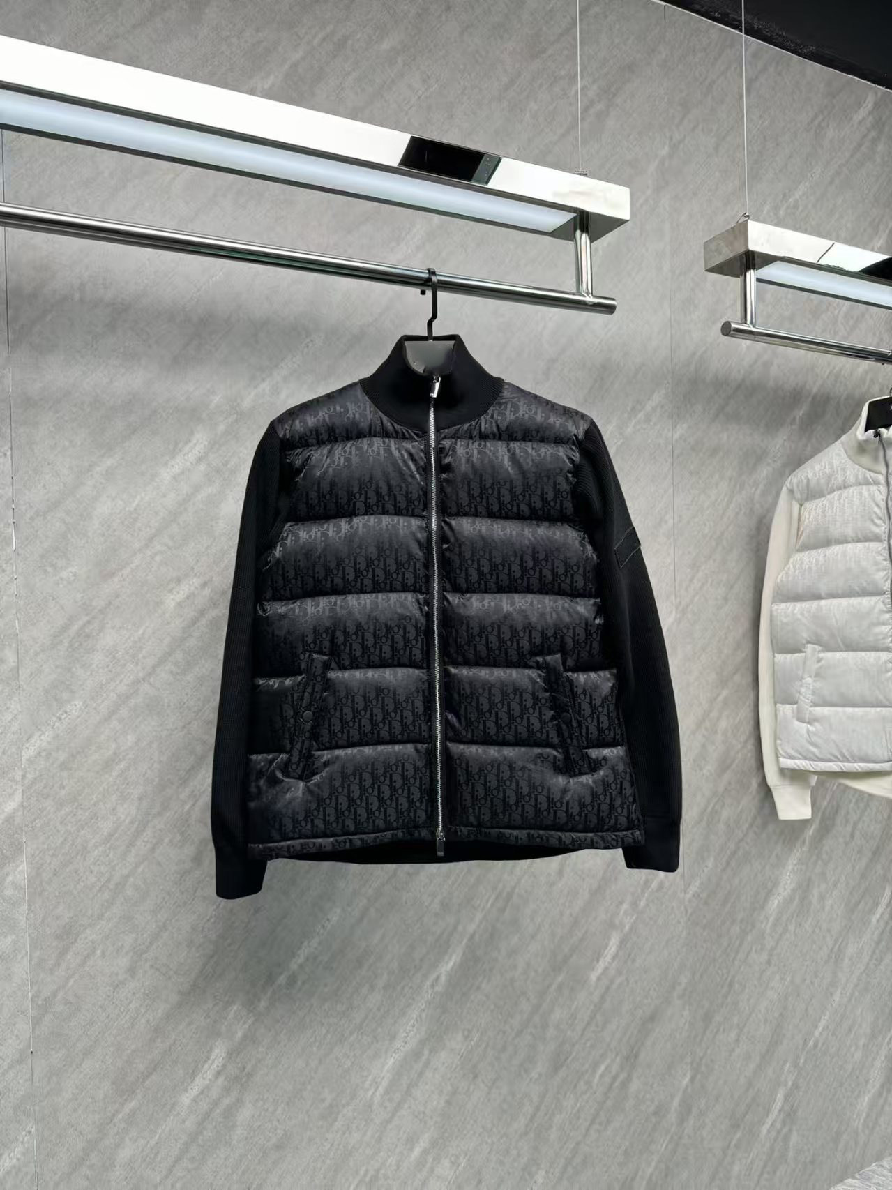 [Support return] Original stitching wool knitted down jacket QC-foto från 1688 på Qualit.ly