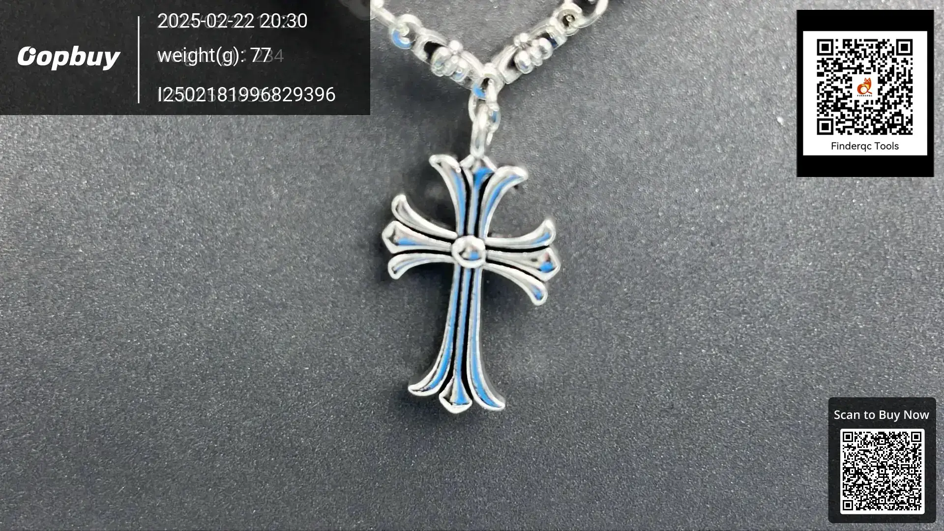 European and American Cross Necklace Jewelry Punk Men's and Women's Retro Necklace Personalized Casting Croxing Pendant Necklace