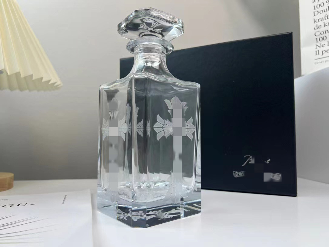 European Style Creative Handmade Wine Bottle Crystal Glass Wine Bottle Whisky Wine Jug Wine Decanter Gift Box Foto QC de 1688 na Qualit.ly