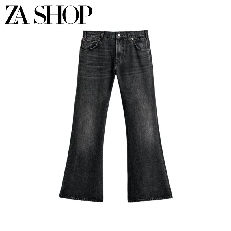 2026 Summer New Arrivals Men's Fashion Simple Casual Multi-Color Mid-Waist Flared Jeans 0840488 Foto QC de TAOBAO na Qualit.ly
