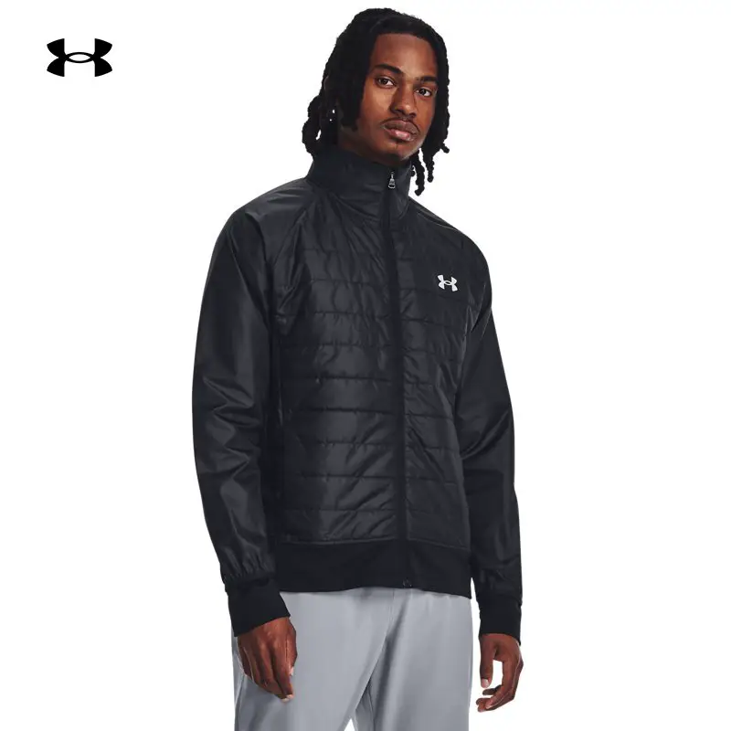 Andema official UA Launch Insulated Run men's woven running sports jacket 1380868