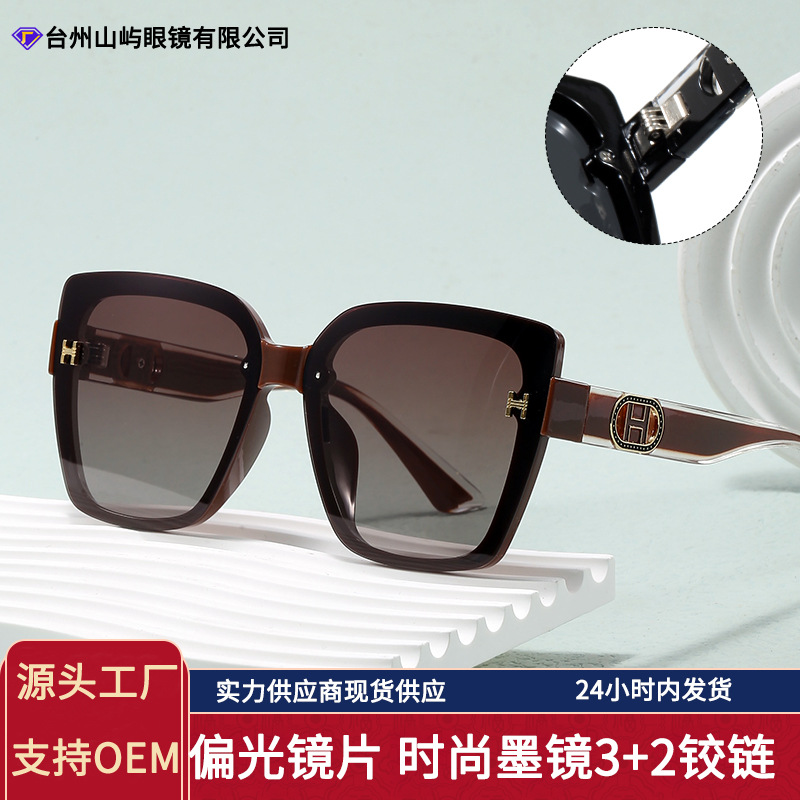 2025 New Polarized Women's Sunglasses, Fashionable Trendy Sunglasses for Women, Large Frame Polarized Glasses, High-End Light Luxury Glasses