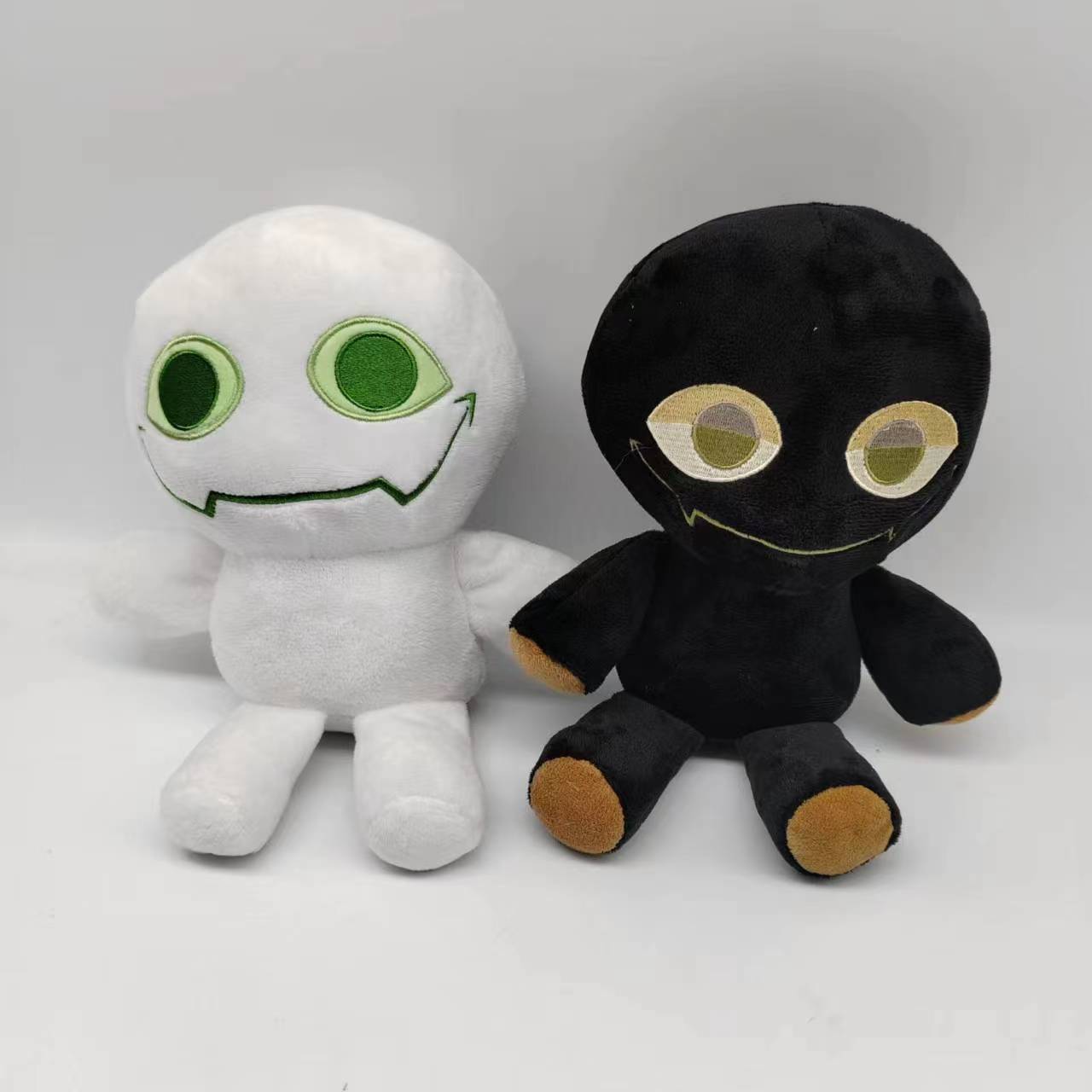 Cross-border New Slap Battles Bob Game Surrounding Little Black White Doll Plush Toy