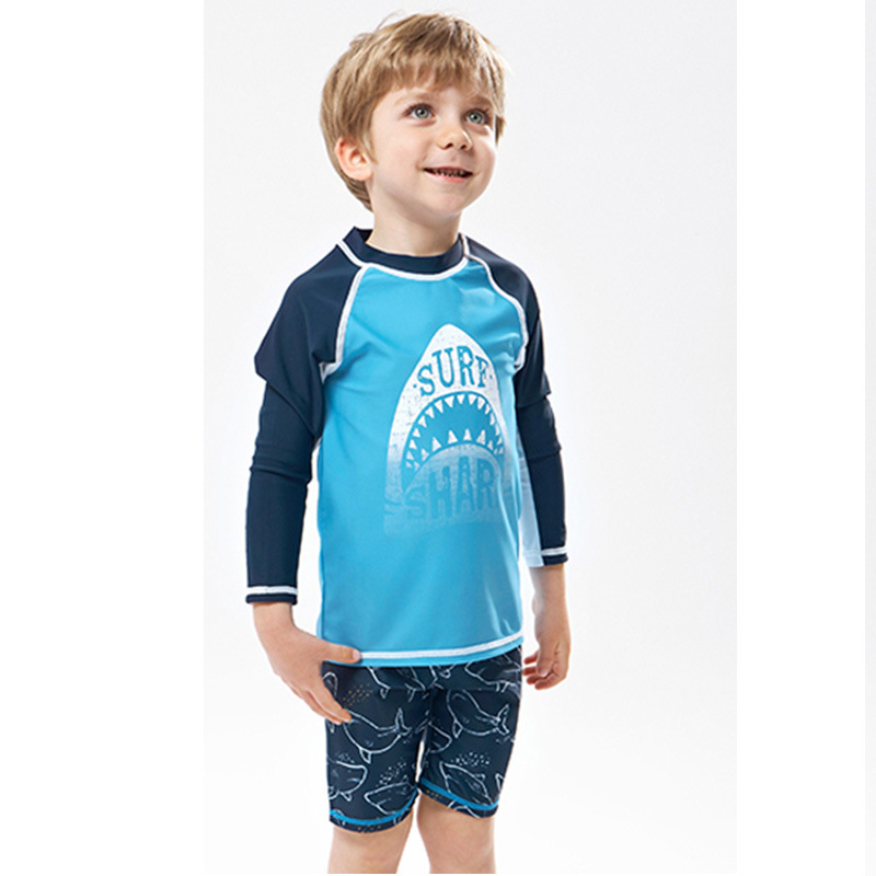 Children's Swimwear Boys' Swimwear Suit Small, Medium and Large Children's Split Swimwear Baby Infant Sunscreen Swimming Equipment