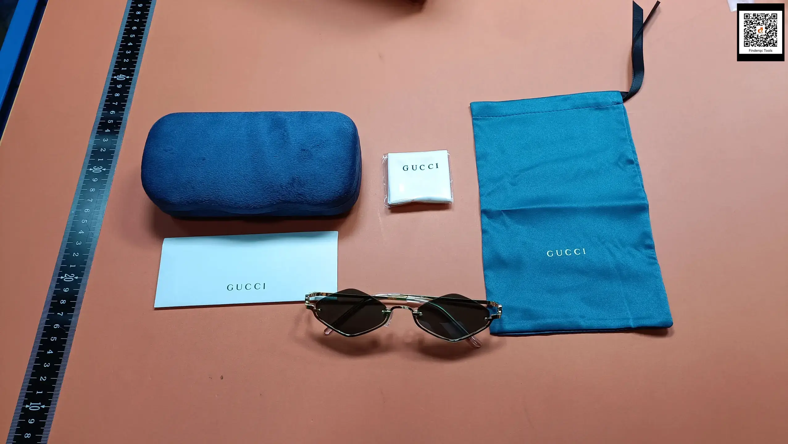 G high quality Little Red Riding Book European and American Ins Same Style Sunglasses Women's Fashion Half Frame Diamond Sunglasses Trendy Men's gg1604
