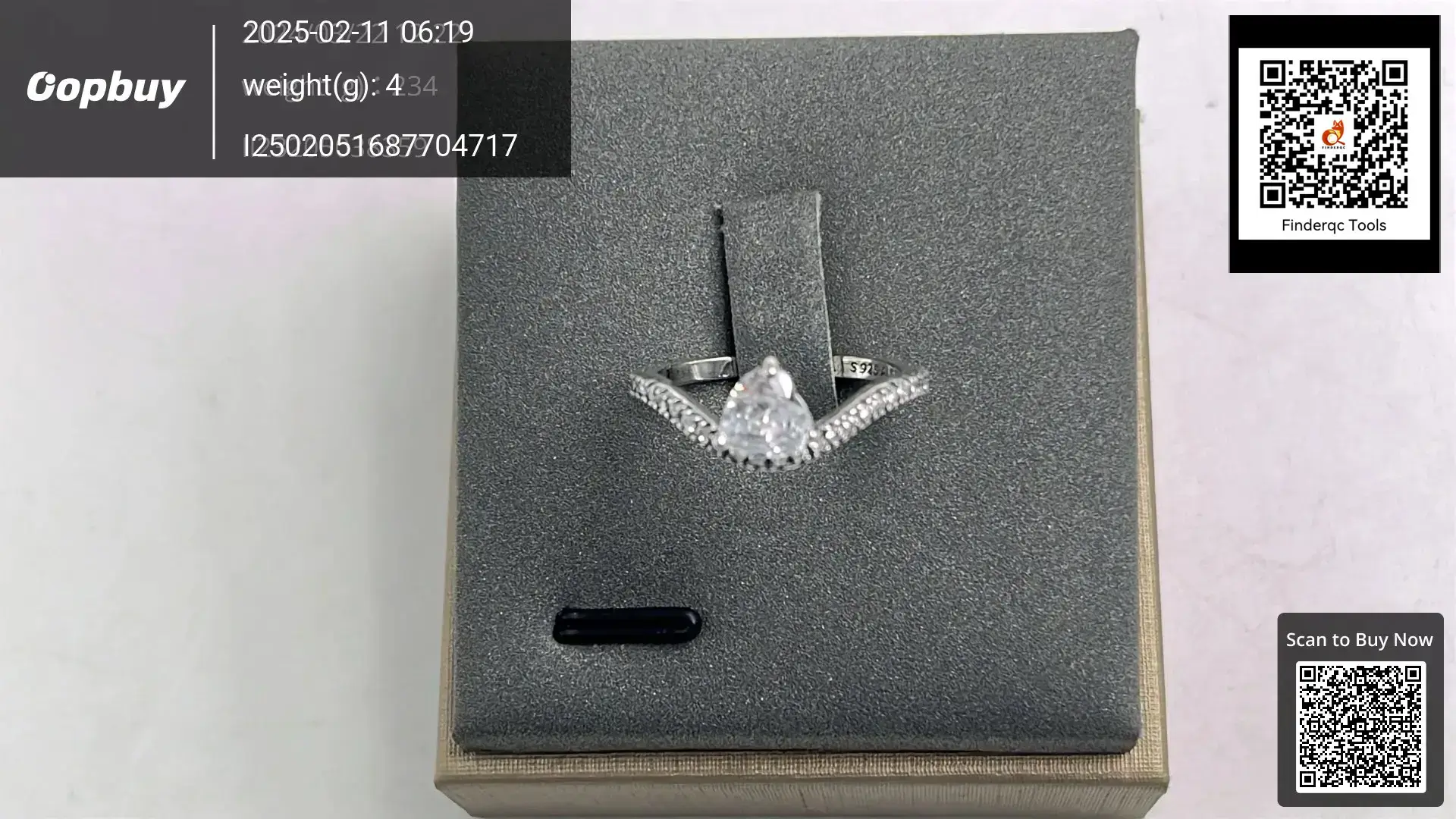 Panjia new white copper silver-plated bow ring explosions red hearts diamond ring female manufacturers in stock wholesale cross-border