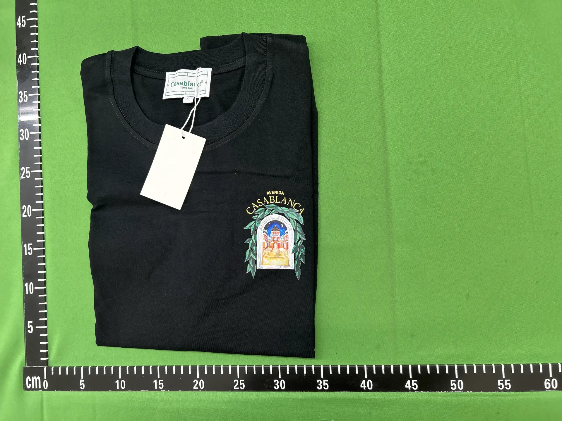 Casablanca Tennis Club Black T-Shirt