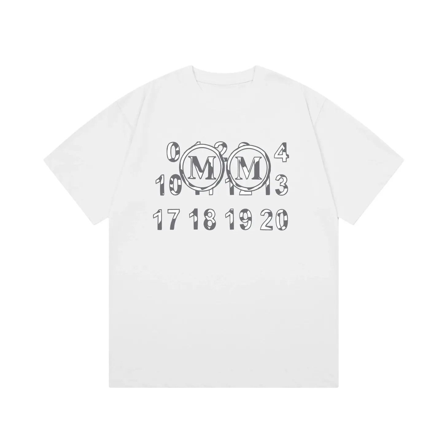 *Letter Numbers 🔢 Printed Short Sleeve X