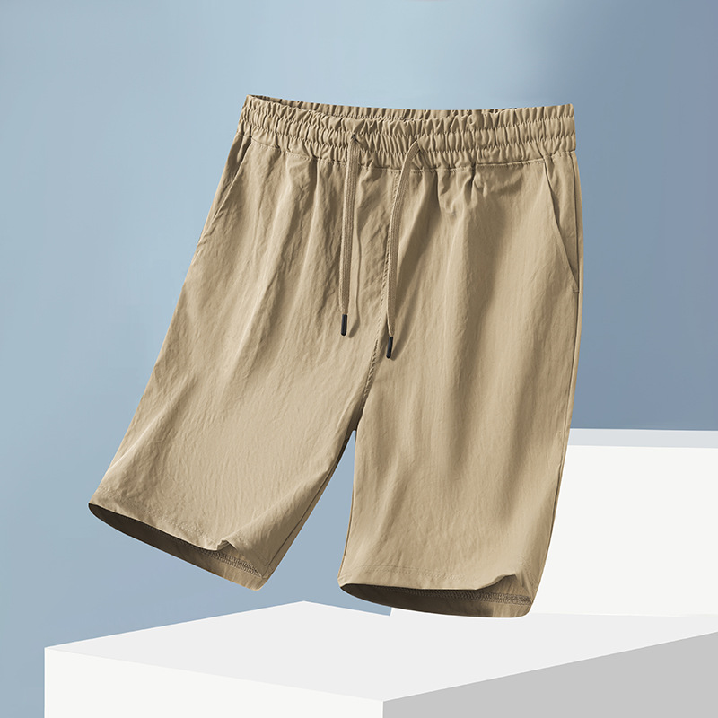 Men's Summer Cool Casual Shorts Straight Sports Thin Loose Comfortable Casual Sports Beach Shorts