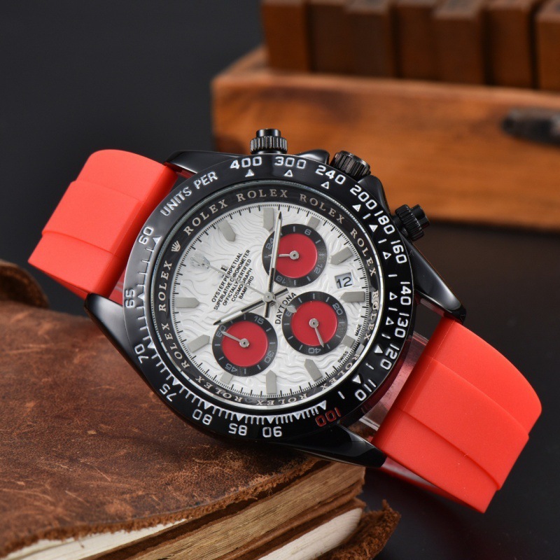 Laojia Yacht Men's Six-pin Full-function Watch Trendy Men's Fashion Watch Silicone Quartz Watch Factory Wholesale