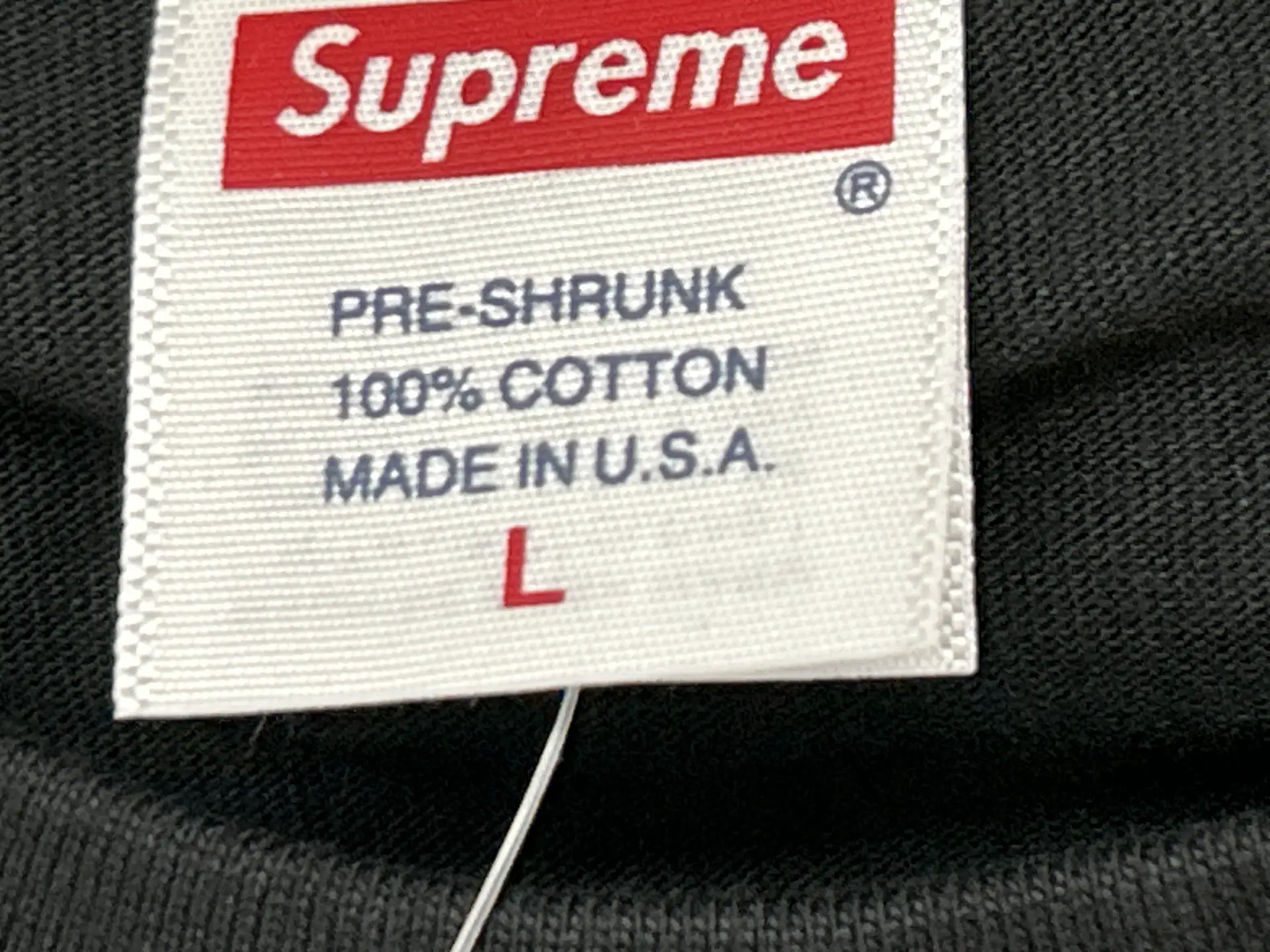 Supreme Short Sleeve T-Shirt Black Size L