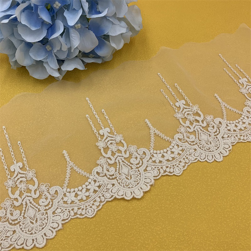 Lolita wind mesh gauze cotton embroidery lace lace children's clothing women's clothing dress lace accessories width 13cm