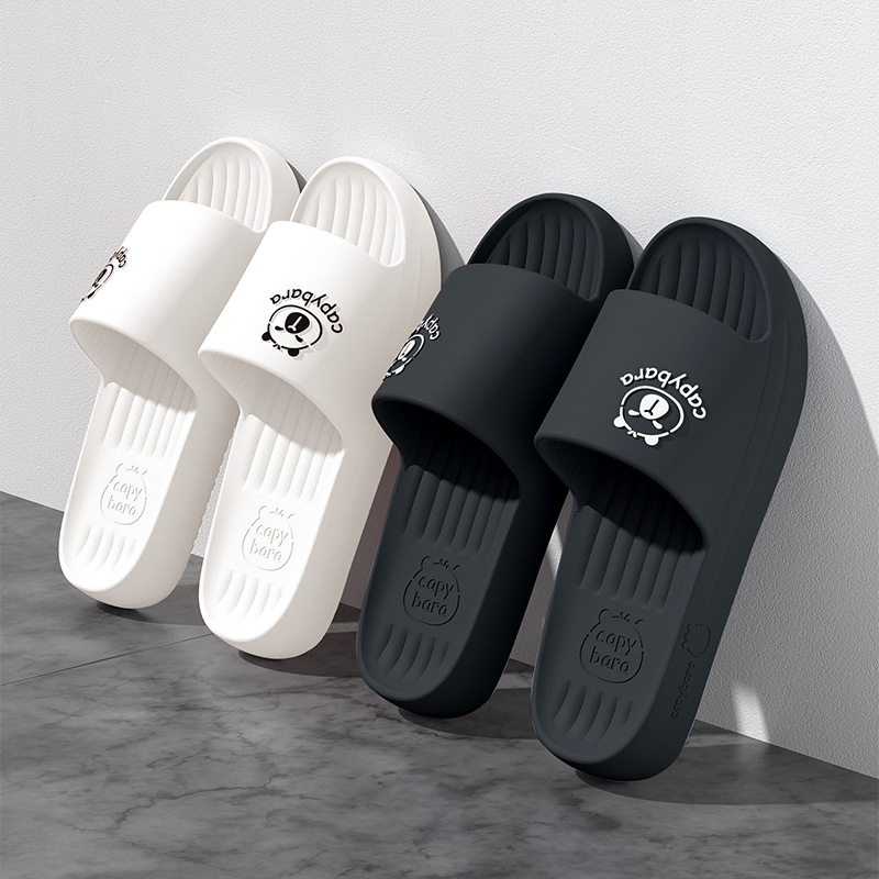 Sandals and slippers eva pedal excrement feeling thick bottom for home men's summer women's bathroom non-slip non-smelly feet home indoor wholesale