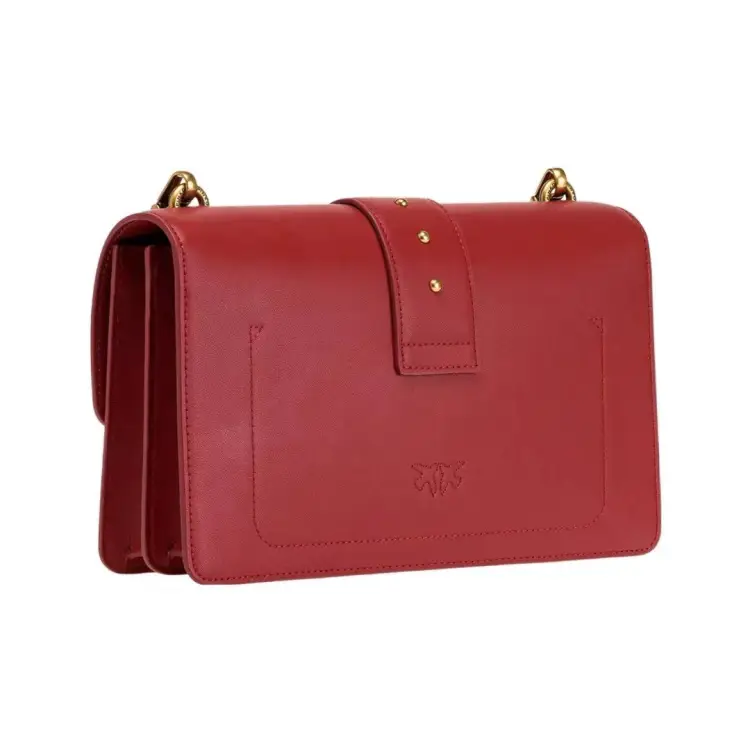 New Product In Stock Pinko Swallow Bag Women's White / Red Medium Chain Crossbody Bag 1P22Ts