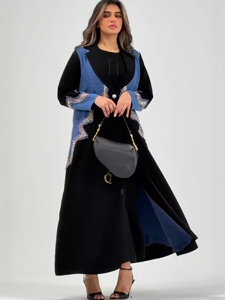 2026 Amazon Foreign Trade Autumn New Style Autumn and Winter Long Hepburn-Style Wool Coat for Petite Figures