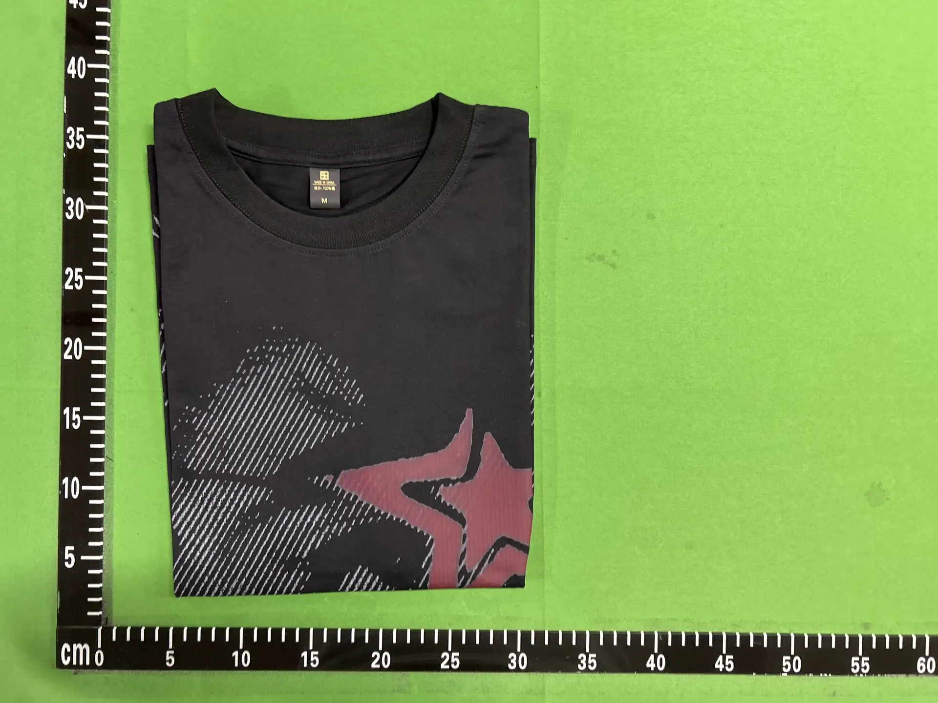 90s90s90s Heavy Weight 260G! Shadow Girl Dark Creative Niche Printed Short Sleeve T-shirt