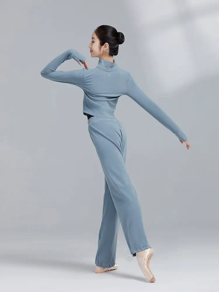 Sansha Sansha Dance Thermal Wear Tops Women's Minimalist Small Coat Ballet Pants Athleisure Suit