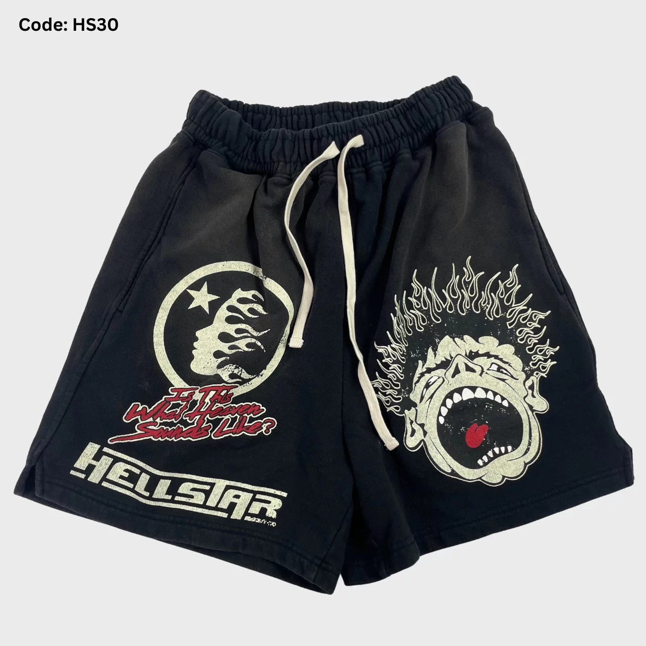 Hellstar (Capsule 9) High Street American Trendy Brand Shorts Records Shorts