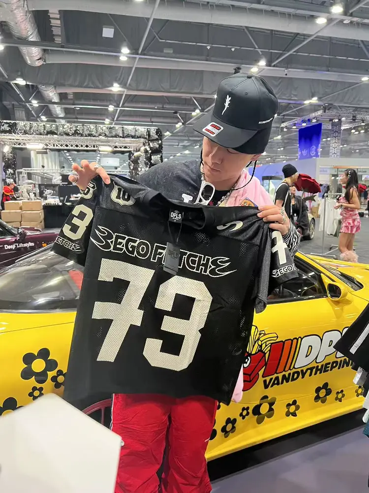 [Same Style as Xie Di] Dpls × Ego Fetch Hong Kong Complexcon Joint Mesh Jersey Short Sleeves