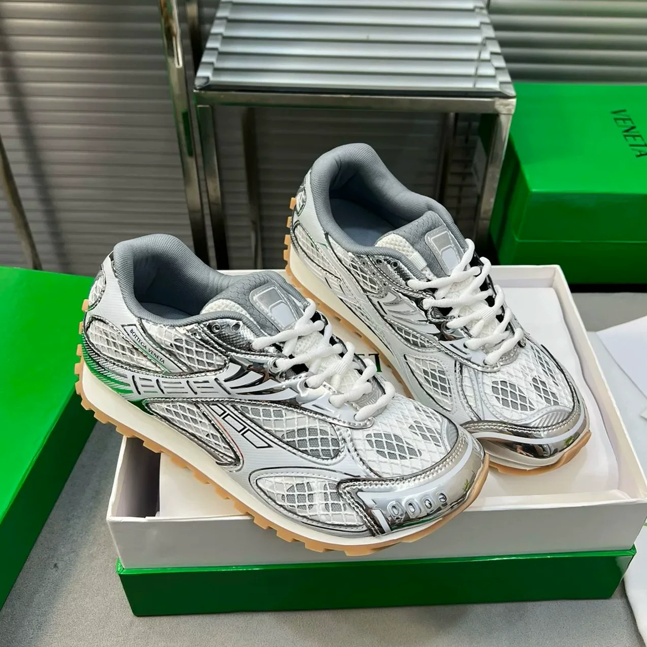 Wang Yibo and Zhou Yutong's Same Style Women's Shoes 2026 Spring/Summer New Dad Shoes Casual Sneakers Outdoor Running Shoes Trendy photo QC de TAOBAO sur Qualit.ly
