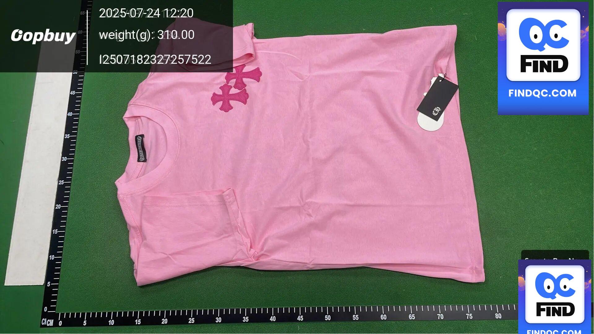 New Product Correct Edition Trendy Brand Chrome Hearts24 Year Men's and Women's Cotton Correct Edition Embroidered Short Sleeve T-Shirt Wholesale QC