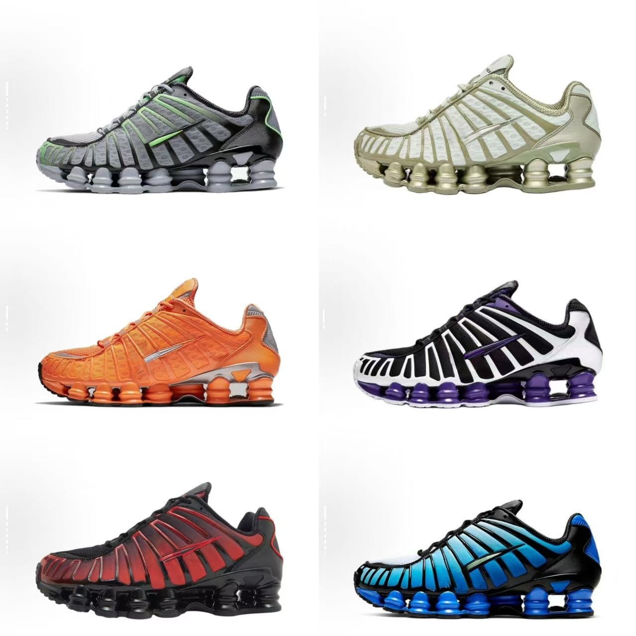 Putian Shoes Street Dance Shoxtl13 Column Air Cushion Shock Absorbing Avant-Garde Suspension Men's and Women's Height Increasing Thick Sole Thin Training Shoes