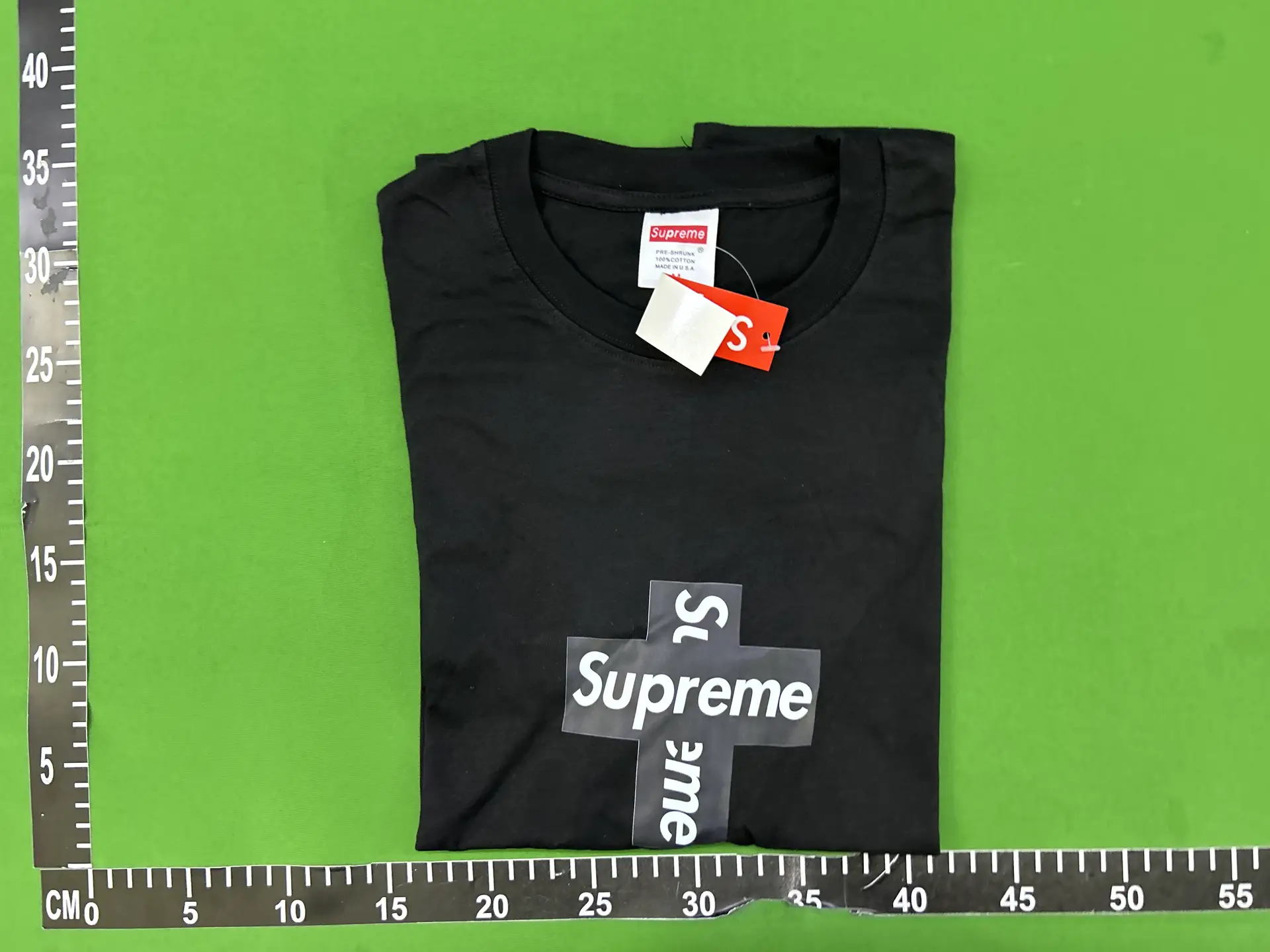 Supreme Cross Box Logo T-Shirt Black