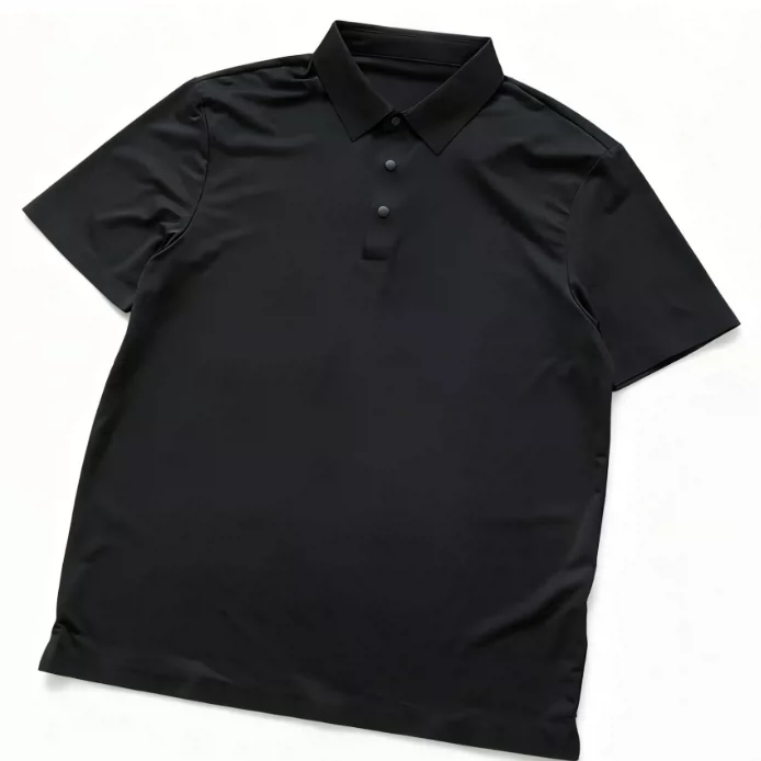 Left Side Embroidered Small Logo, Seventeen Colors, Color-Blocked Lapel Short Sleeves 77072006